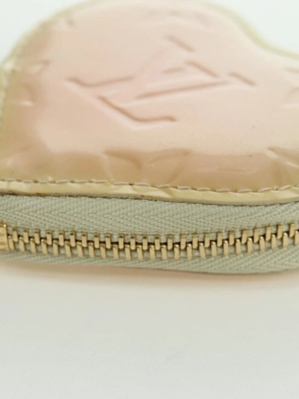 LOUIS VUITTON Vernis heart Mini Coeur Coin Purse Broncorail M91486 Auth ARZ172A - Picture 12 of 15